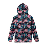 Japanese Koi And Chrysanthemums Print Pullover Hoodie