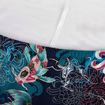 Japanese Koi And Chrysanthemums Print Sofa Cover