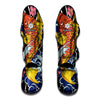 Japanese Koi And Flower Tattoo Print Muay Thai Shin Guard