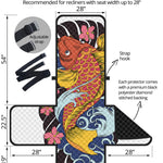 Japanese Koi And Flower Tattoo Print Recliner Protector