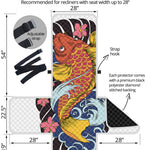 Japanese Koi And Flower Tattoo Print Recliner Protector