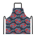 Japanese Koi Carp Fish Pattern Print Apron