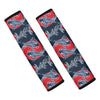 Japanese Koi Carp Fish Pattern Print Car Seat Belt Covers