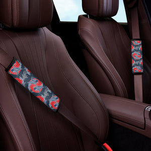 Japanese Koi Carp Fish Pattern Print Car Seat Belt Covers