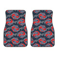 Japanese Koi Carp Fish Pattern Print Front Car Floor Mats