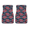 Japanese Koi Carp Fish Pattern Print Front Car Floor Mats