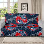 Japanese Koi Carp Fish Pattern Print Futon Protector