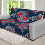 Japanese Koi Carp Fish Pattern Print Futon Protector