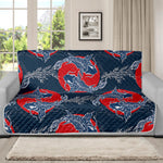 Japanese Koi Carp Fish Pattern Print Futon Protector