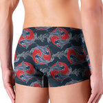 Japanese Koi Carp Fish Pattern Print Men's Boxer Briefs