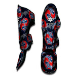 Japanese Koi Carp Fish Pattern Print Muay Thai Shin Guard