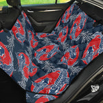 Japanese Koi Carp Fish Pattern Print Pet Car Back Seat Cover