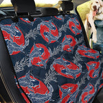 Japanese Koi Carp Fish Pattern Print Pet Car Back Seat Cover