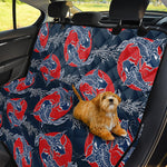 Japanese Koi Carp Fish Pattern Print Pet Car Back Seat Cover