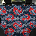 Japanese Koi Carp Fish Pattern Print Pet Car Back Seat Cover