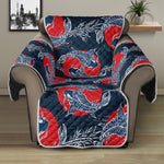 Japanese Koi Carp Fish Pattern Print Recliner Protector