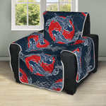 Japanese Koi Carp Fish Pattern Print Recliner Protector