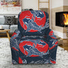 Japanese Koi Carp Fish Pattern Print Recliner Slipcover