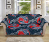 Japanese Koi Carp Fish Pattern Print Sofa Protector