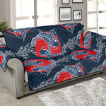 Japanese Koi Carp Fish Pattern Print Sofa Protector