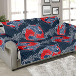 Japanese Koi Carp Fish Pattern Print Sofa Protector