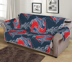 Japanese Koi Carp Fish Pattern Print Sofa Protector