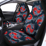 Japanese Koi Carp Fish Pattern Print Universal Fit Car Seat Covers