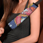 Japanese Koi Carp Tattoo Print Car Seat Belt Covers