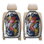 Japanese Koi Carp Tattoo Print Car Seat Organizers