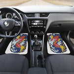 Japanese Koi Carp Tattoo Print Front and Back Car Floor Mats