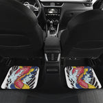 Japanese Koi Carp Tattoo Print Front and Back Car Floor Mats