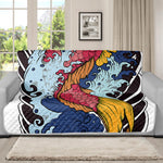 Japanese Koi Carp Tattoo Print Futon Protector