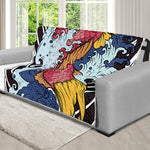 Japanese Koi Carp Tattoo Print Futon Protector