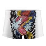 Japanese Koi Carp Tattoo Print Men's Boxer Briefs