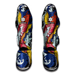 Japanese Koi Carp Tattoo Print Muay Thai Shin Guard