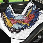 Japanese Koi Carp Tattoo Print Pet Car Back Seat Cover