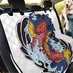 Japanese Koi Carp Tattoo Print Pet Car Back Seat Cover