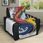 Japanese Koi Carp Tattoo Print Recliner Protector