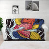 Japanese Koi Carp Tattoo Print Sofa Cover