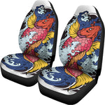 Japanese Koi Carp Tattoo Print Universal Fit Car Seat Covers