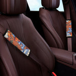 Japanese Koi Fish Tattoo Print Car Seat Belt Covers