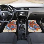 Japanese Koi Fish Tattoo Print Front Car Floor Mats