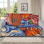 Japanese Koi Fish Tattoo Print Futon Protector