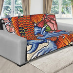 Japanese Koi Fish Tattoo Print Futon Protector