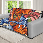 Japanese Koi Fish Tattoo Print Futon Protector