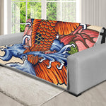 Japanese Koi Fish Tattoo Print Futon Protector