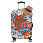 Japanese Koi Fish Tattoo Print Luggage Cover