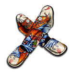 Japanese Koi Fish Tattoo Print Muay Thai Shin Guard