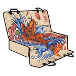 Japanese Koi Fish Tattoo Print Pet Car Back Seat Cover