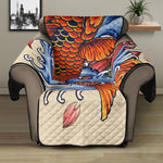 Japanese Koi Fish Tattoo Print Recliner Protector